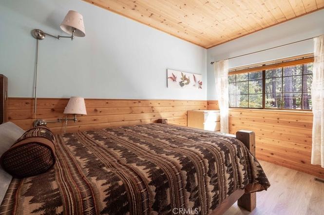 Guest bedroom with rustic charm